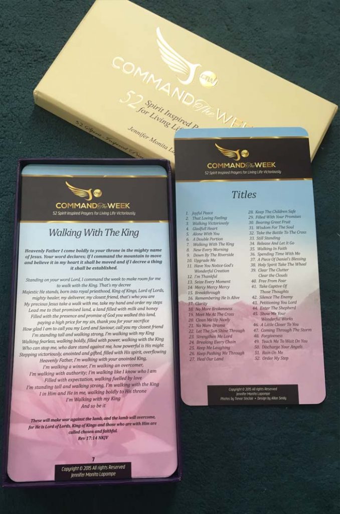 Command The Week Prayer Cards – EOI store